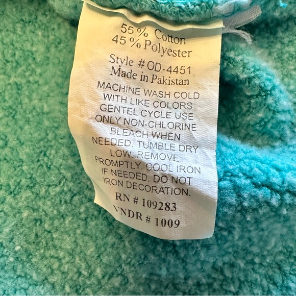 Ron Jon Surf Shop Aqua Hoodie- Women’s Size Large - Picture 5 of 6